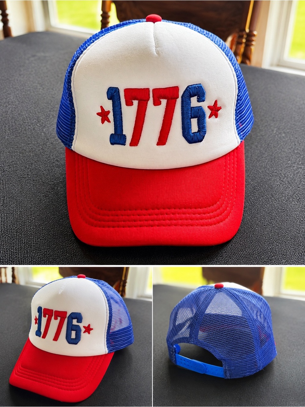 Red, White & Blue '1776' Trucker Hat